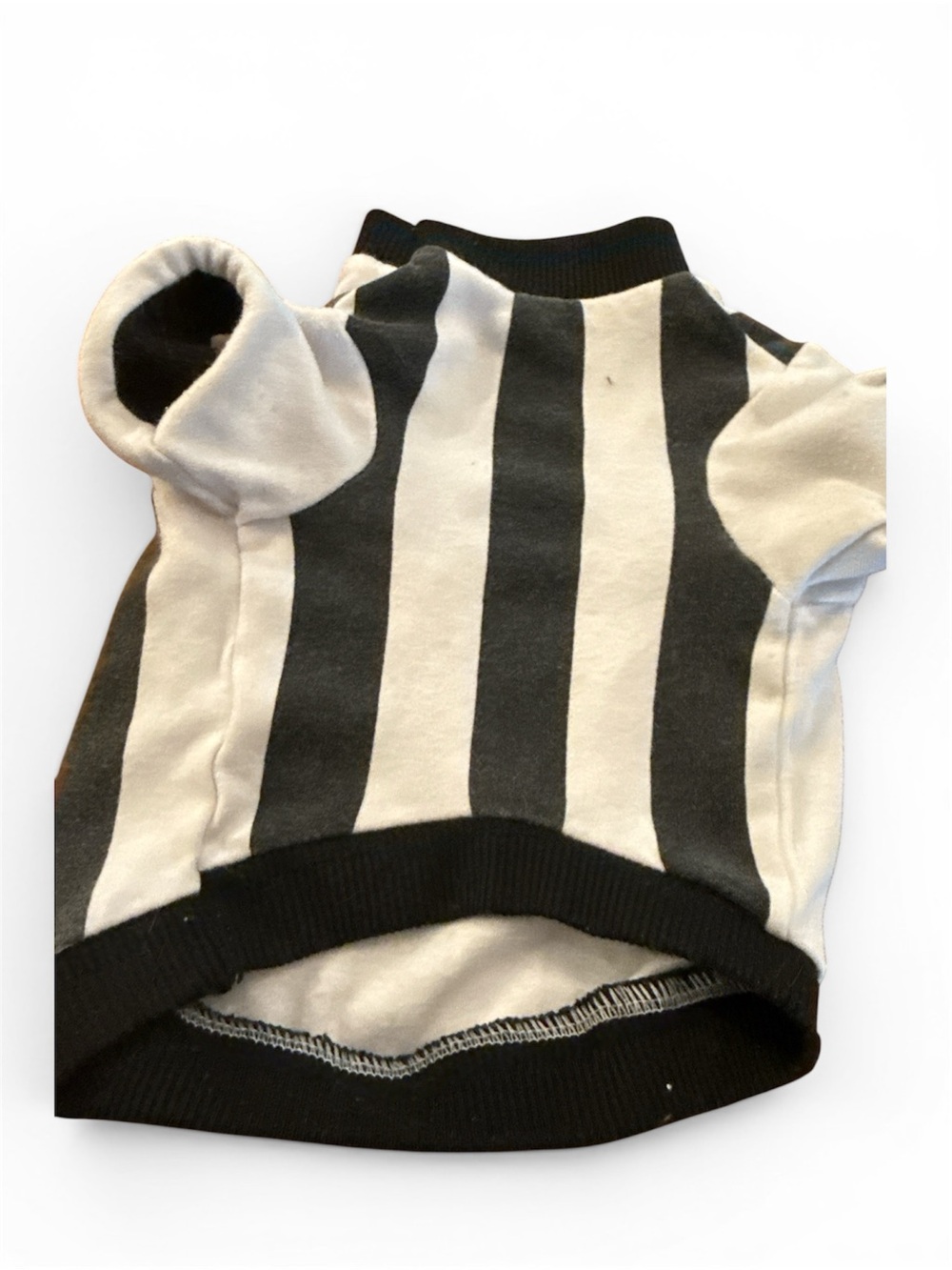 Black & White Striped Pet Tee